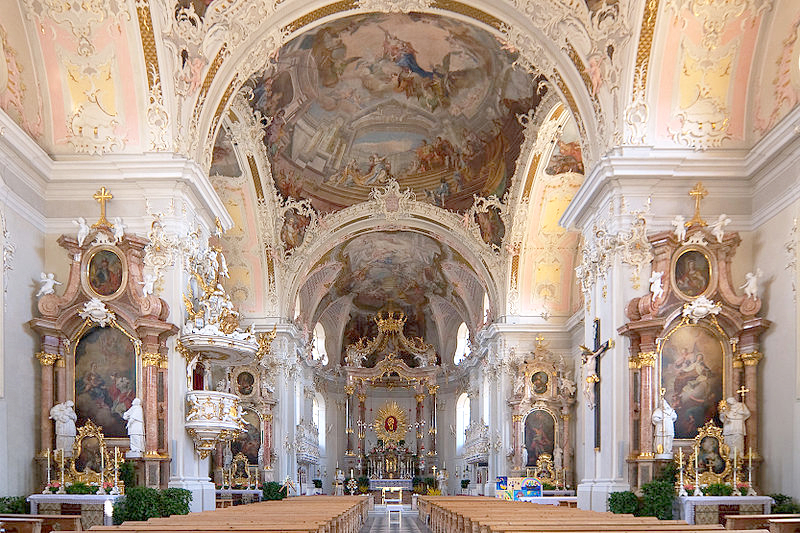 Die sieben Erzengel in Innsbruck Wilten, in der Kirche Maria unter den 4 Säulen