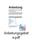 Anbetungsgebete